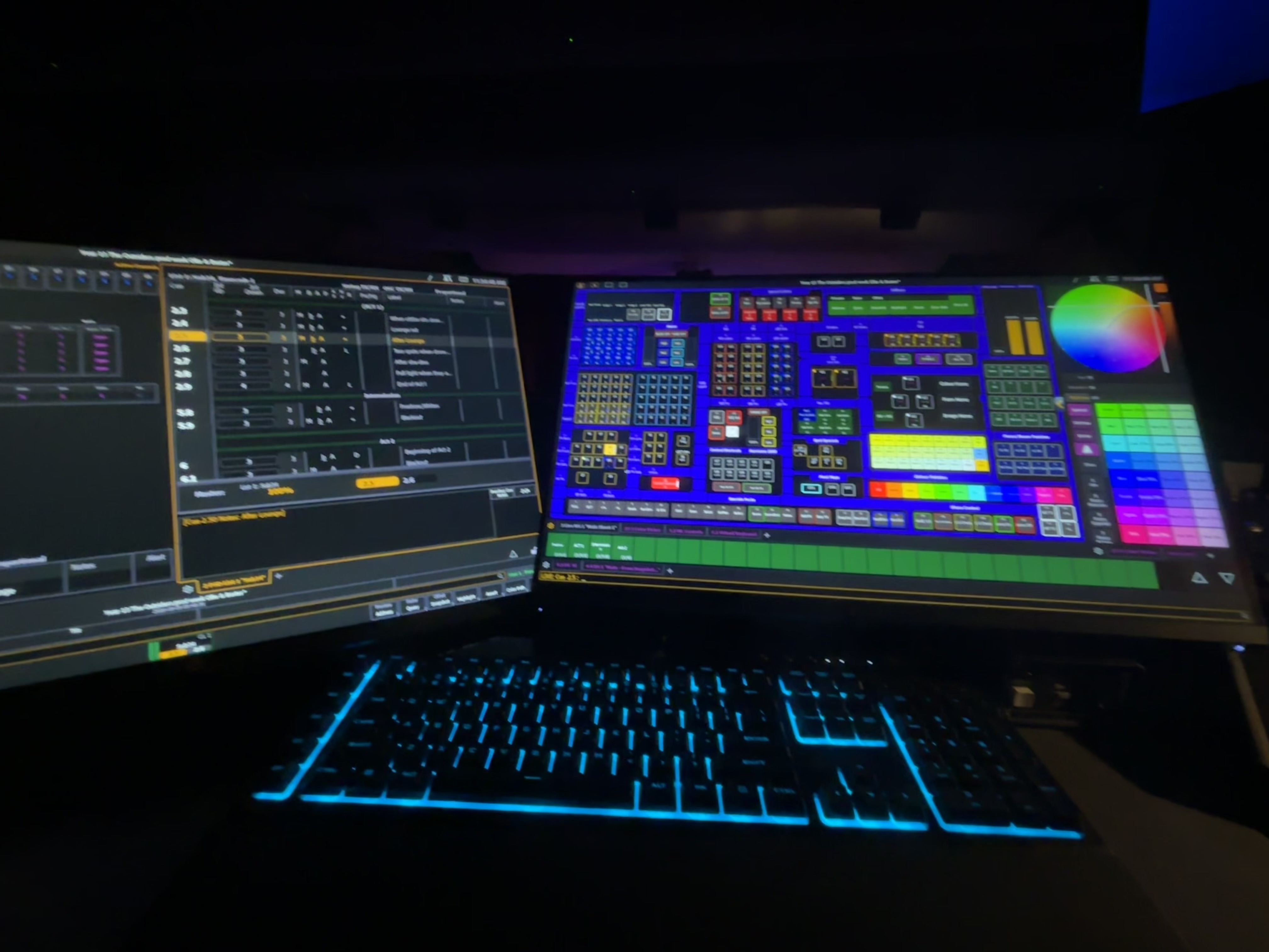 Production control desk
